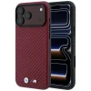Apple iPhone 18 Pro / 17 Pro bordový BMW M Carbon Metal Logo MagSafe kryt thumbnail