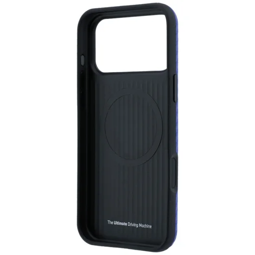  BMW iPhone 18 Pro / 17 Pro kék M Carbon Metal Logo MagSafe tok - 7