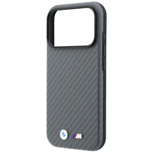  Apple iPhone 18 Pro Max szürke BMW M Carbon Metal Logo MagSafe tok - 6