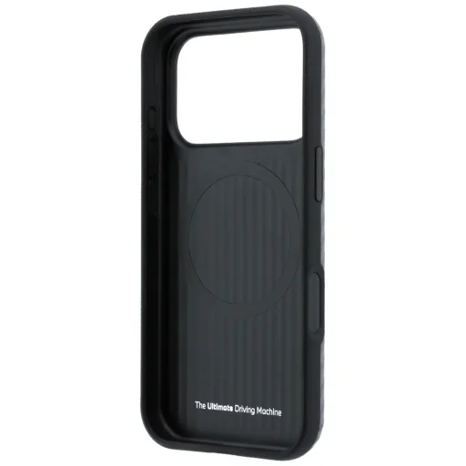  Apple iPhone 18 Pro Max szürke BMW M Carbon Metal Logo MagSafe tok - 7