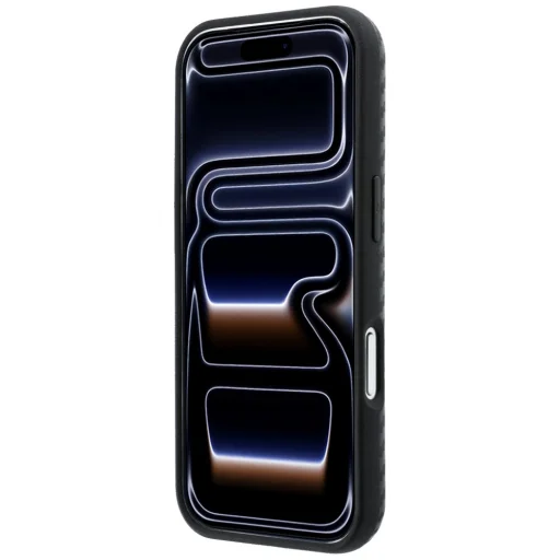  iPhone 18 Pro fekete BMW M karbonmintás gyűrűs MagSafe tok - 5