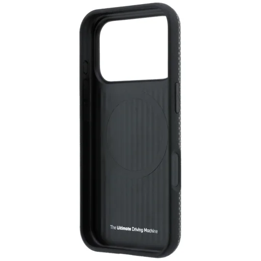  Apple iPhone 18 Pro Max szürke BMW M Quadrille Kevlar fém logós MagSafe tok - 7