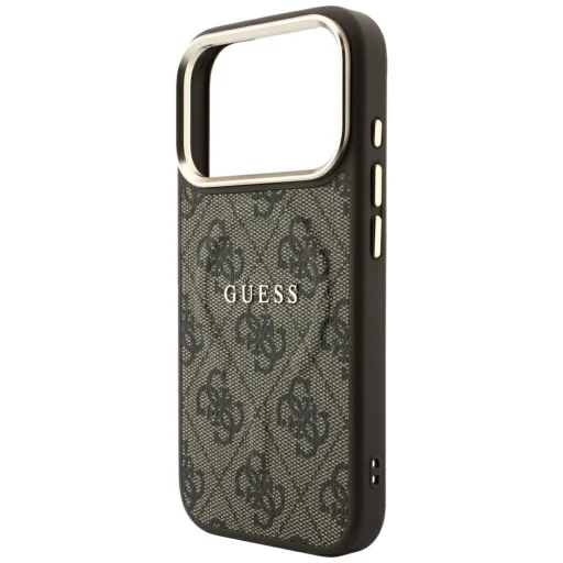 iPhone 18 Pro / iPhone 17 Pro hnedé puzdro Guess Embossed 4G Classic MagSafe - 6
