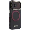  Apple iPhone 18 Pro Max / 17 Pro Max bordó Guess IML Ring Stand 360 Script Metal Logo MagSafe tok thumbnail