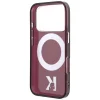  Apple iPhone 18 Pro / 17 Pro burgundi Karl Lagerfeld IML Ring Stand 360 Kameo Metal MagSafe tok thumbnail