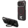  Apple iPhone 18 Pro / 17 Pro burgundi Karl Lagerfeld IML Ring Stand 360 Kameo Metal MagSafe tok thumbnail