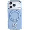  Apple iPhone 18 Pro / 17 Pro kék Karl Lagerfeld IML Ring Stand 360 Kameo Metal MagSafe tok thumbnail