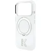  iPhone 18 Pro / 17 Pro Karl Lagerfeld IML Ring Stand 360 Kameo Metal MagSafe átlátszó tok thumbnail