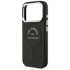Apple iPhone 18 Pro / 17 Pro čierne Karl Lagerfeld Embossed Open Ring RSG Logo MagSafe puzdro thumbnail