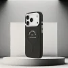 Apple iPhone 18 Pro / 17 Pro čierne Karl Lagerfeld Embossed Open Ring RSG Logo MagSafe puzdro thumbnail