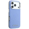 iPhone 18 Pro / 17 Pro modrý Karl Lagerfeld zrnitý kryt s celoplošným vzorom loga, kovový predĺžený MagSafe thumbnail
