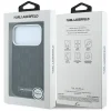 iPhone 18 Pro / 17 Pro čierne puzdro Karl Lagerfeld Grained Mono Resin Logo MagSafe thumbnail