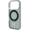 Apple iPhone 18 Pro Max / 17 Pro Max čierne puzdro Karl Lagerfeld IML Ring Stand 360 Kameo Metal MagSafe thumbnail