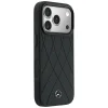iPhone 18 Pro / 17 Pro Mercedes-Benz Leather with Crossed Lines MagSafe puzdro, čierne thumbnail