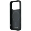 iPhone 18 Pro / 17 Pro Mercedes-Benz Leather with Crossed Lines MagSafe puzdro, čierne thumbnail