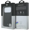 iPhone 18 Pro / 17 Pro Mercedes-Benz Leather with Crossed Lines MagSafe puzdro, čierne thumbnail