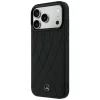 iPhone 18 Pro Max / 17 Pro Max čierne puzdro Mercedes-Benz Leather with Crossed Lines MagSafe thumbnail
