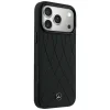 iPhone 18 Pro Max / 17 Pro Max čierne puzdro Mercedes-Benz Leather with Crossed Lines MagSafe thumbnail