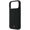 iPhone 18 Pro Max / 17 Pro Max čierne puzdro Mercedes-Benz Leather with Crossed Lines MagSafe thumbnail