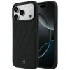 iPhone 18 Pro Max / 17 Pro Max čierne puzdro Mercedes-Benz Leather with Crossed Lines MagSafe thumbnail
