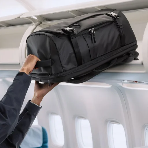 TECH-PROTECT DEFENDER S70 Ryanair és Wizz Air utazó laptoptartós kézipoggyász hátizsák 24 l 40 x 30 x 20 fekete - 11