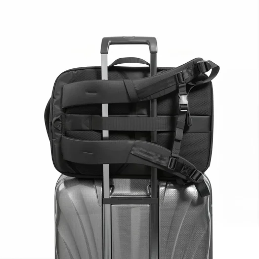 TECH-PROTECT DEFENDER S70 Ryanair és Wizz Air utazó laptoptartós kézipoggyász hátizsák 24 l 40 x 30 x 20 fekete - 6