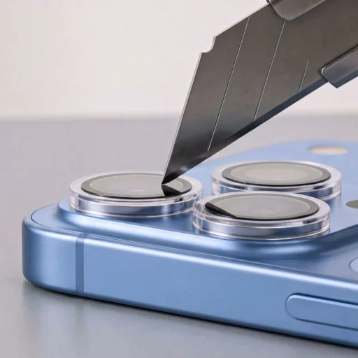 Apple iPhone 18 Pro / 18 Pro Max priehľadná ochrana fotoaparátu Tech-Protect Camring Fit+ - 6
