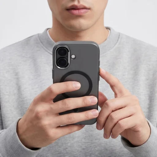 Apple iPhone 17 Tech-Protect MagZero MagSafe puzdro, matné čierne - 6