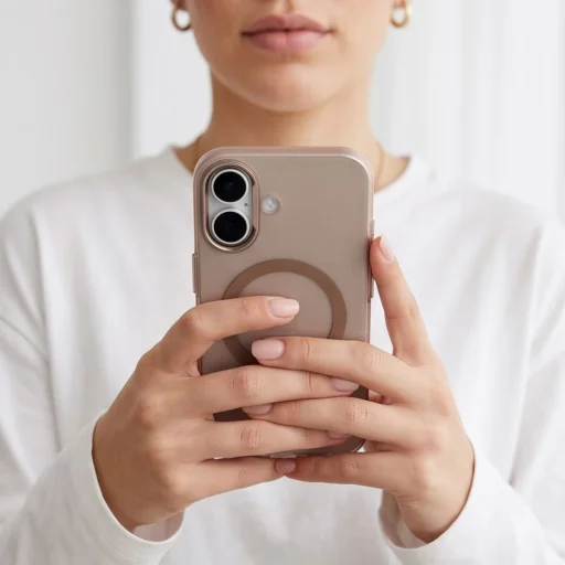 iPhone 17 matné púštne zlaté puzdro Tech-Protect MagZero MagSafe - 6