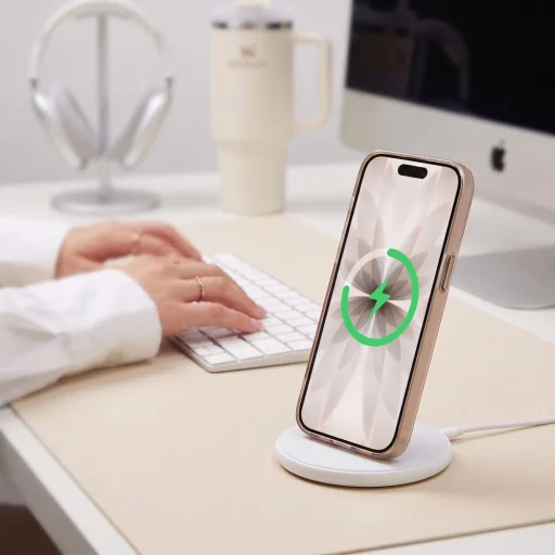 iPhone 17 matné púštne zlaté puzdro Tech-Protect MagZero MagSafe - 9