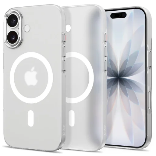 Apple iPhone 17 matné biele puzdro Tech-Protect MagZero MagSafe - 1