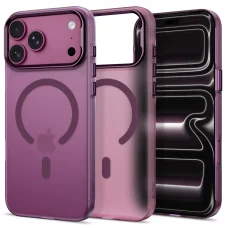 iPhone 17 Pro / 18 Pro matné tmavočerešňové puzdro Tech-Protect MagZero MagSafe