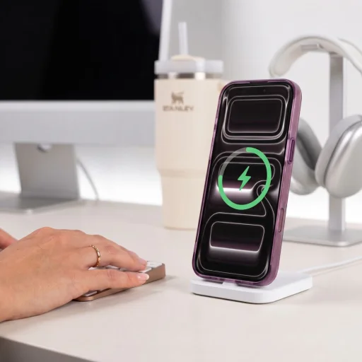 iPhone 17 Pro / 18 Pro matné tmavočerešňové puzdro Tech-Protect MagZero MagSafe - 5
