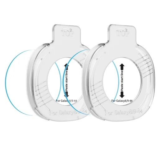  Samsung Galaxy Watch 8 / 9 (44 mm) Tech-Protect Easy Set+ 2 darabos átlátszó edzett üvegfólia - 4