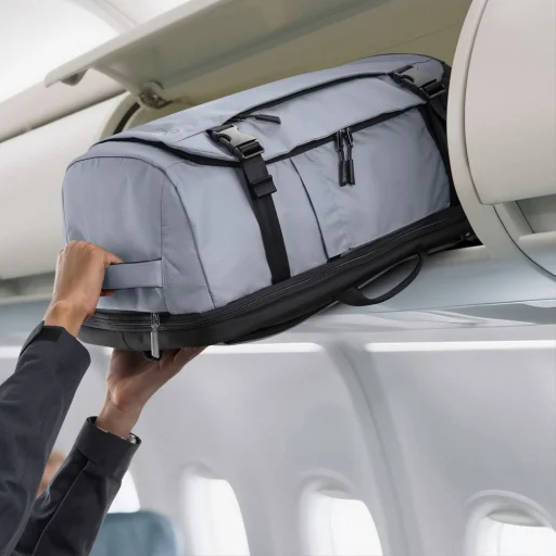 Tech-Protect Defender S70 24 l-es kézipoggyász laptop hátizsák 40 × 30 × 20 cm, városi szürke - 11