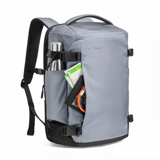 Tech-Protect Defender S70 24 l batoh na notebook, príručná batožina 40 × 30 × 20 cm, mestská sivá - 3