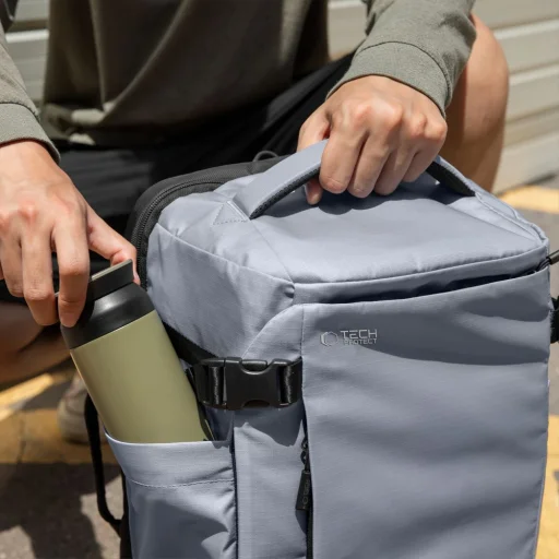 Tech-Protect Defender S70 24 l batoh na notebook, príručná batožina 40 × 30 × 20 cm, mestská sivá - 9