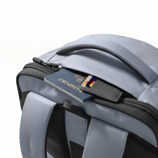 Tech-Protect Defender S70 24 l-es kézipoggyász laptop hátizsák 40 × 30 × 20 cm, városi szürke - 5