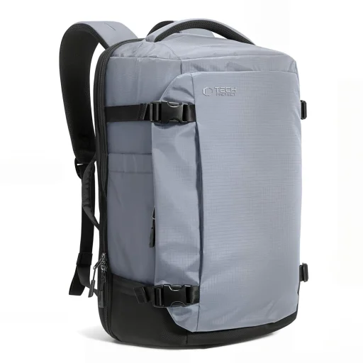 Tech-Protect Defender S70 24 l-es kézipoggyász laptop hátizsák 40 × 30 × 20 cm, városi szürke - 1