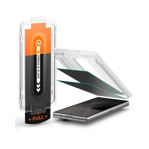 Samsung Galaxy Z Fold 7 / 8 Ultra Spigen Glas.tR EZ Fit Pro 2 ks Privacy ochranné sklo - 3
