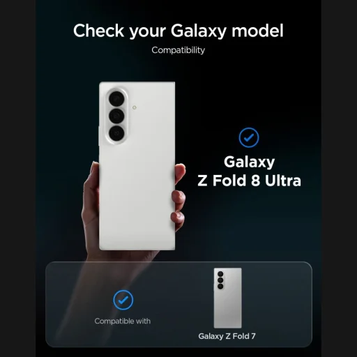 Samsung Galaxy Z Fold 7 / 8 Ultra Spigen Glas.tR EZ Fit Pro 2 ks Privacy ochranné sklo - 7