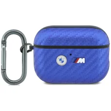  AirPods Pro 3 világoskék BMW M Carbon Metal Logo tok