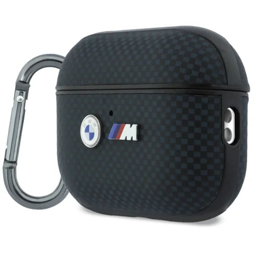  Apple AirPods Pro 3 sötétkék BMW M steppelt Kevlar tok fém logóval - 2