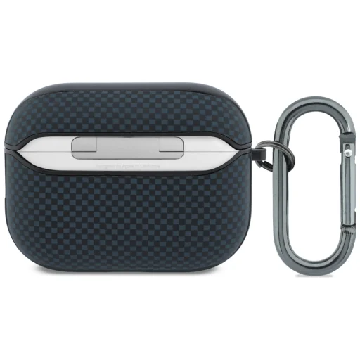  Apple AirPods Pro 3 sötétkék BMW M steppelt Kevlar tok fém logóval - 3