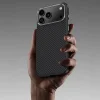 iPhone 18 Pro/17 Pro čierne magnetické kevlarové puzdro Benks Armor Pro s kovovým rámom thumbnail