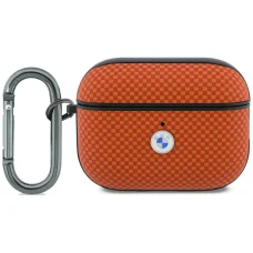  AirPods Pro 3 Narancssárga BMW Textured Sign Kevlar fém logós tok
