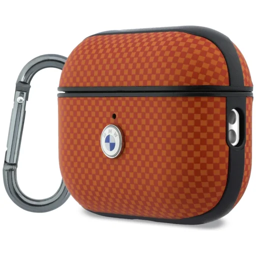  AirPods Pro 3 Narancssárga BMW Textured Sign Kevlar fém logós tok - 2