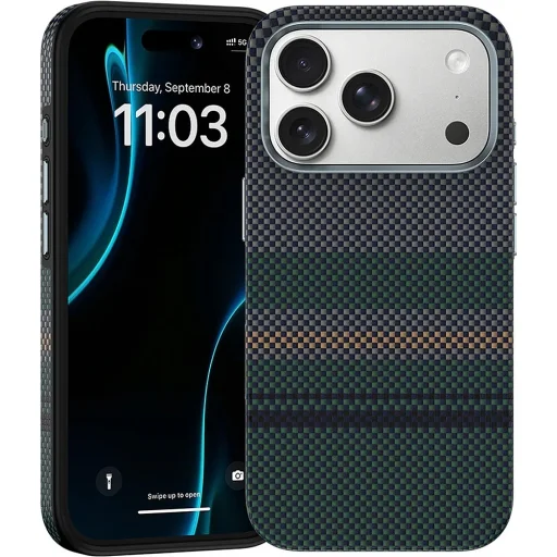 iPhone 18 Pro/17 Pro Benks Magnetic Armor Pro Aurora Kevlar 600D puzdro s tlačidlom ovládania fotoaparátu - 2