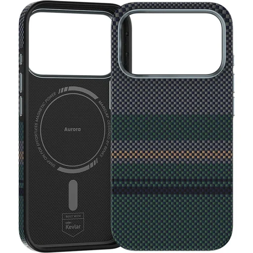 iPhone 18 Pro/17 Pro Benks Magnetic Armor Pro Aurora Kevlar 600D puzdro s tlačidlom ovládania fotoaparátu - 3