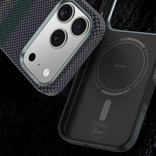 iPhone 18 Pro/17 Pro Benks Magnetic Armor Pro Aurora Kevlar 600D puzdro s tlačidlom ovládania fotoaparátu - 7